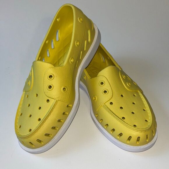 New Unisex Sperry Top Sider Float Boat yellow shoe deck W 7.5 - Picture 7 of 7
